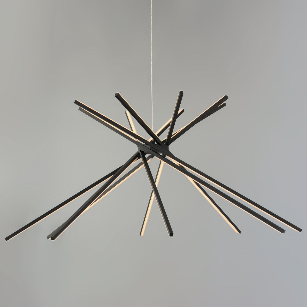 ET2 Contemporary Lighting Alumilux: Aster 8-Light LED Pendant in Black E41446-BK