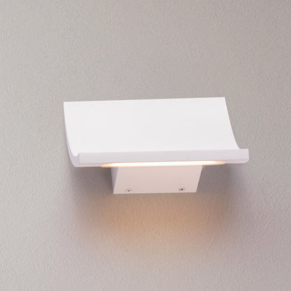 ET2 Contemporary Lighting Alumilux: Diverge LED Outdoor Wall Sconce in White E41485-WT