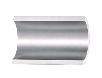 ET2 Contemporary Lighting Alumilux: Diverge LED Outdoor Wall Sconce in Satin Aluminum E41486-SA