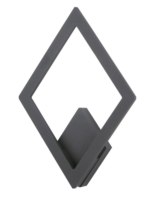 ET2 Contemporary Lighting Alumilux Rhombus LED Outdoor Wall Sconce in Bronze E41495-BZ