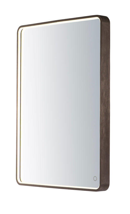 ET2 Contemporary Lighting 24" x 31.5" Rectangular LED Mirror in Anodized Bronze E42014-90BRZ