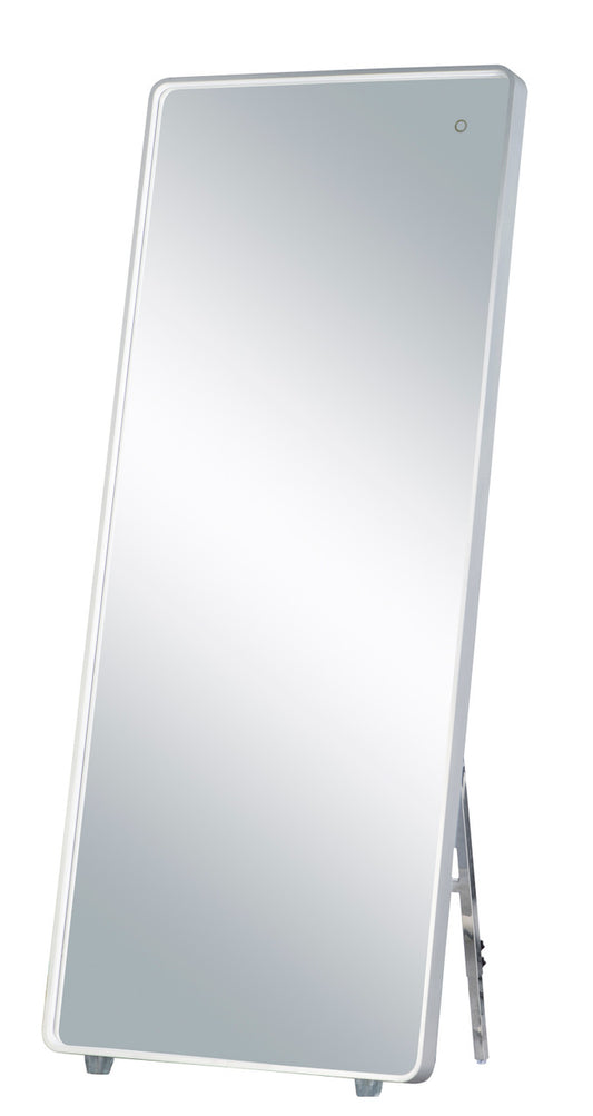 ET2 Contemporary Lighting 28" x 67" LED Mirror with Kick Stand in Brushed Aluminum E42018-90AL