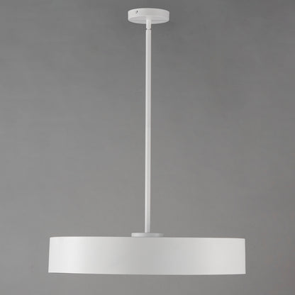 ET2 Contemporary Lighting Echo 24" LED Pendant in White / Black E51015-WTBK