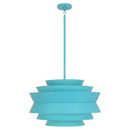 Robert Abbey  Pierce Pendant in Egg Blue Gloss Finish EB983