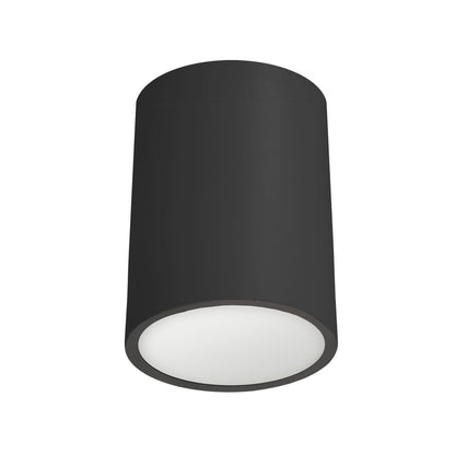 Dainolite 12W Flush Mount, Matte Black  ECO-C512-MB