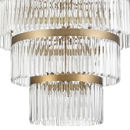 Crystorama Emory 22 Light Modern Gold Chandelier EMO-5409-MG