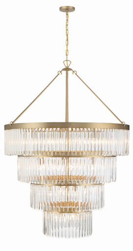 Crystorama Emory 22 Light Modern Gold Chandelier EMO-5409-MG