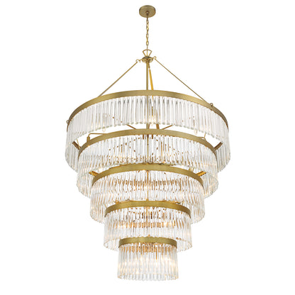 Crystorama Emory 30 Light Modern Gold Chandelier EMO-5430-MG