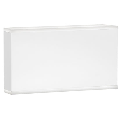 Dainolite 20W Wall Sconce, Matte White with Frosted Acrylic Diffuser EMY-105-20W-MW