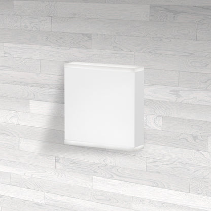 Dainolite 15W LED Wall Sconce, Matte White with Frosted Acrylic Diffuser EMY-550-5W-MW