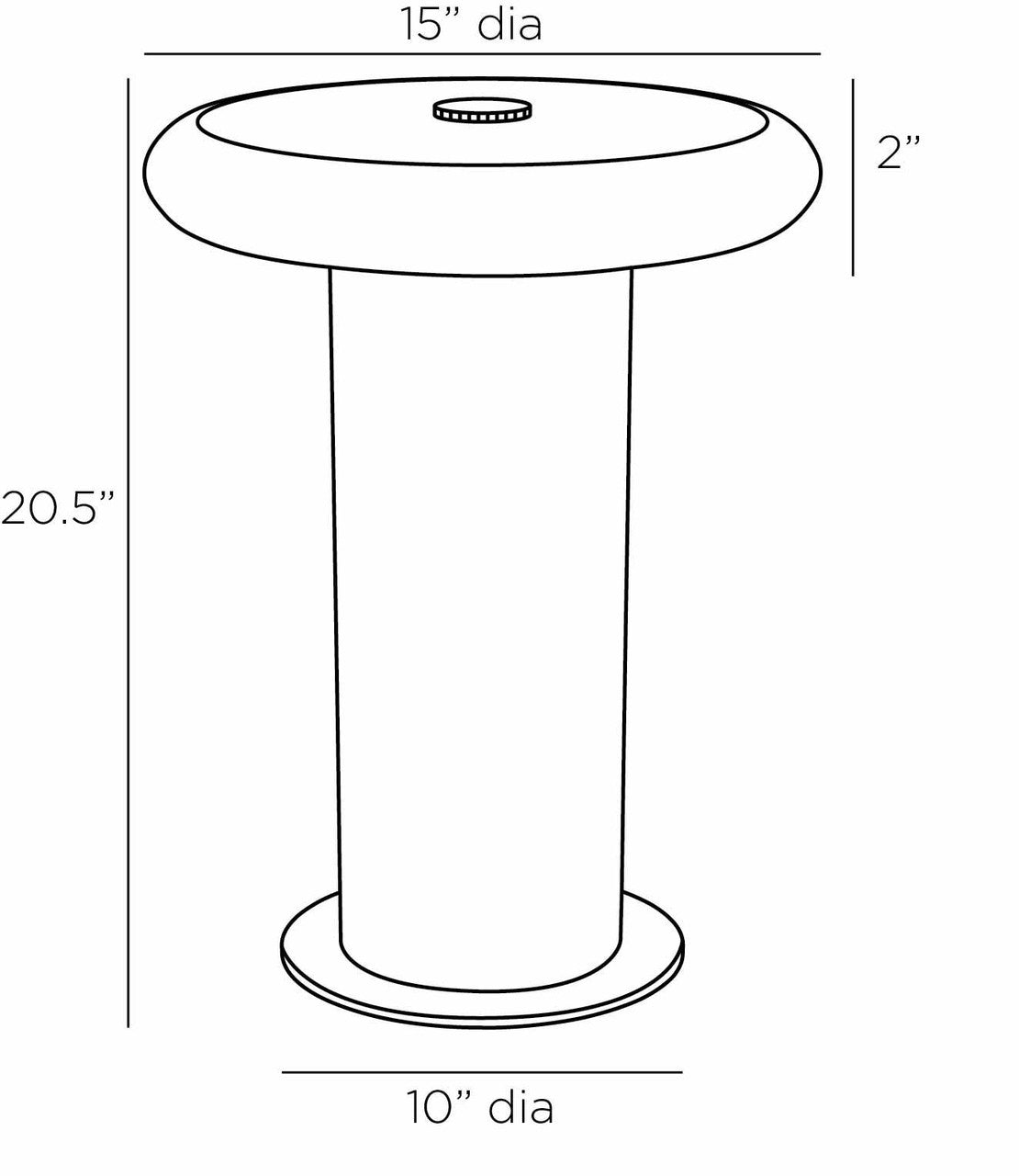 Arteriors Home Buckley Accent Table FAI11