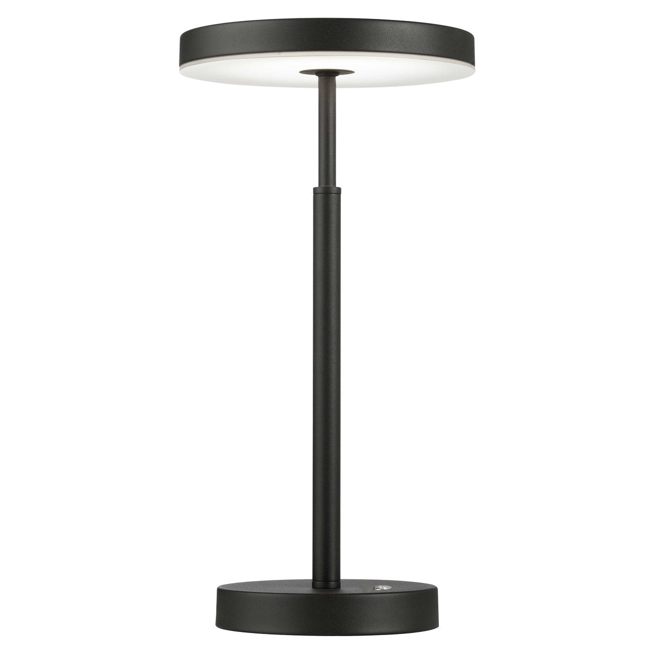 Dainolite 10W Table Lamp, Sandy Black w/ White Acrylic Diffuser  FCE-1510LEDT-SB