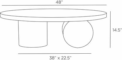 Arteriors Home Torrington Coffee Table FCI02