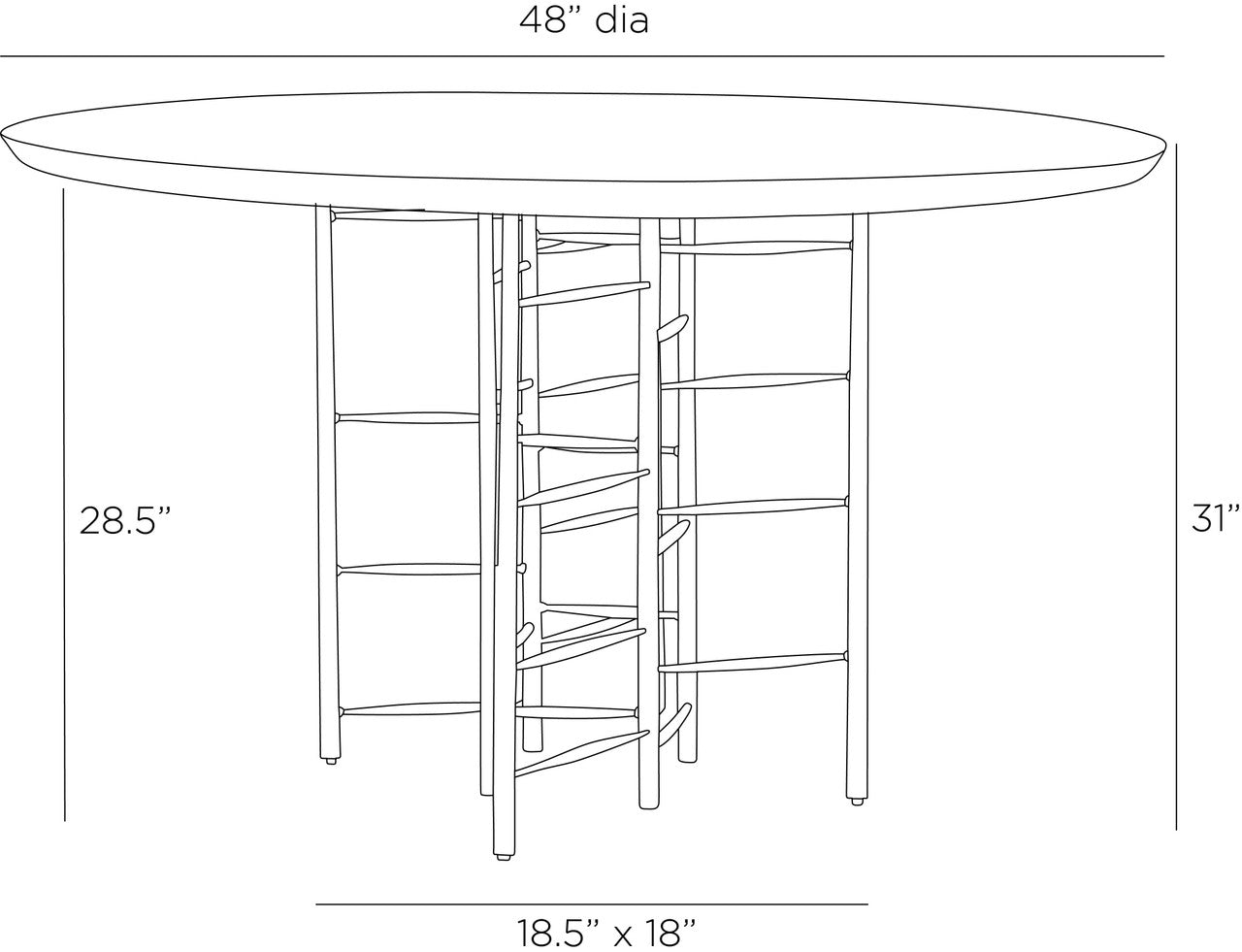 Arteriors Home Enito Entry Table FDI05