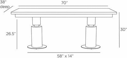 Arteriors Home Tiller Dining Table FDS01