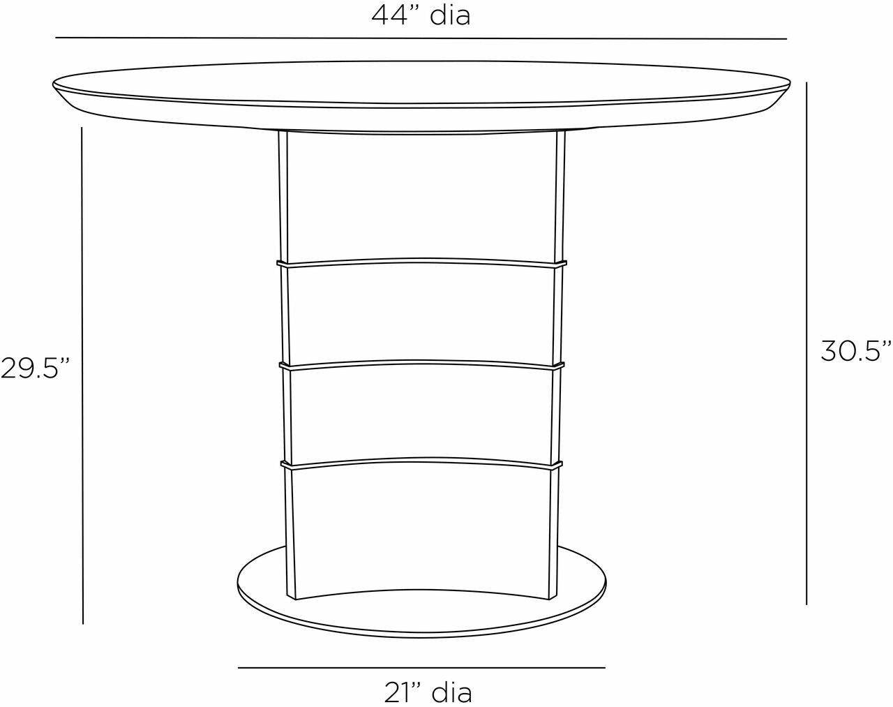 Arteriors Home Vetralla Dining Table FDS02