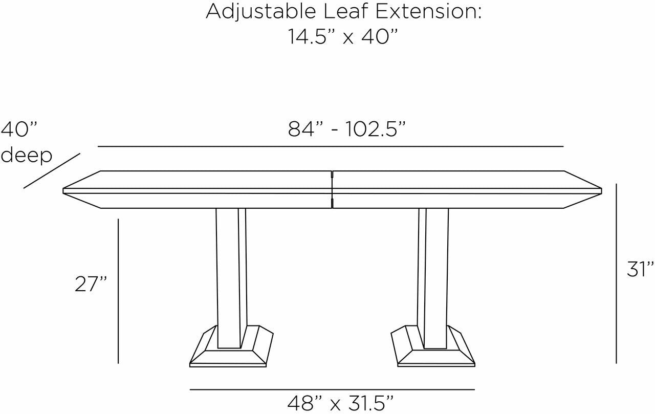 Arteriors Home Renata Dining Table FDS04