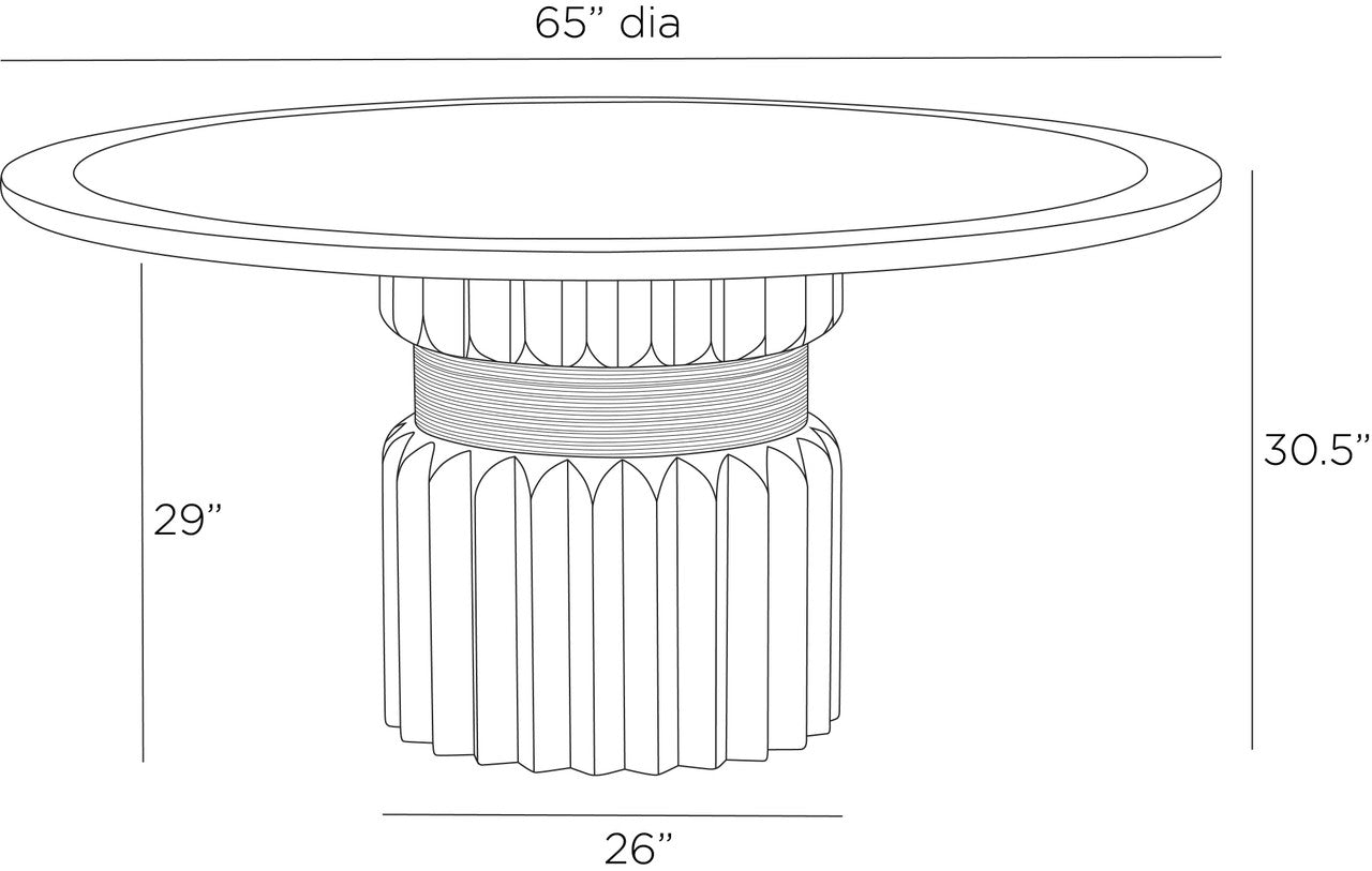 Arteriors Home Echo Outdoor Dining Table FDS14