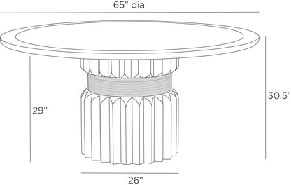 Arteriors Home Echo Outdoor Dining Table FDS14