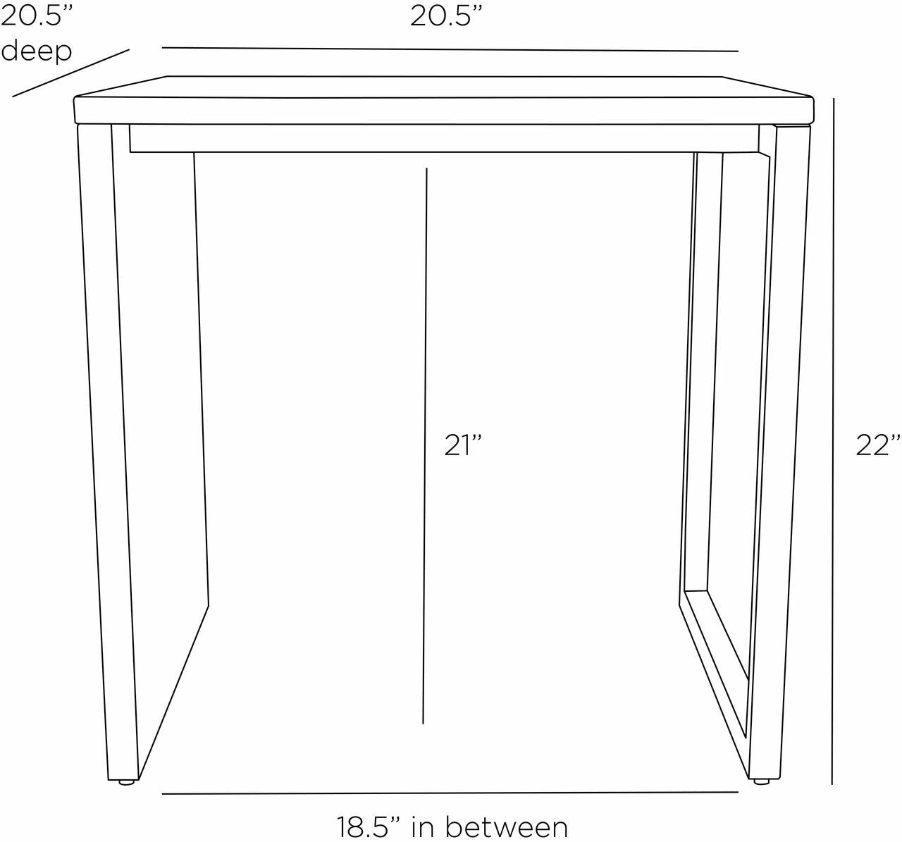 Arteriors Home Verbena End Table FEI11