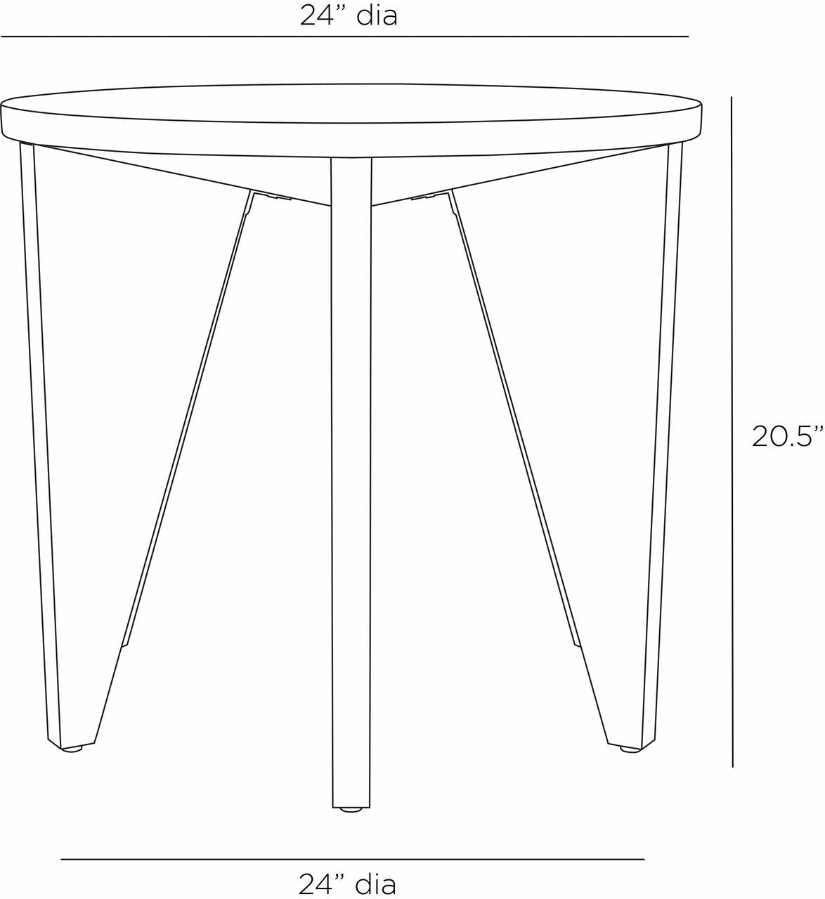 Arteriors Home Talbot End Table FEI13