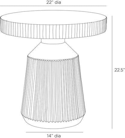 Arteriors Home Boyden Outdoor End Table FES08