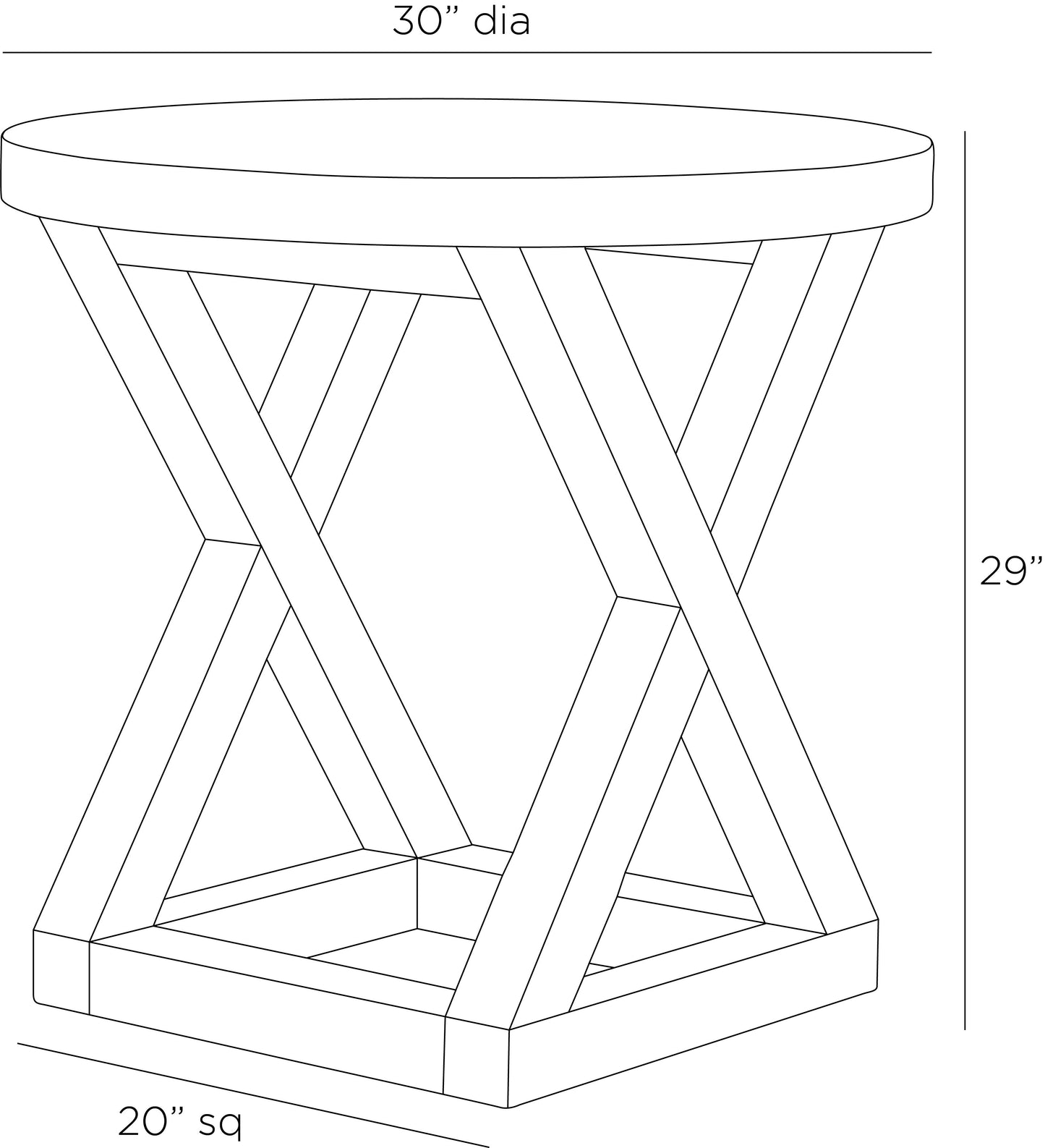 Arteriors Home Greer End Table FES12