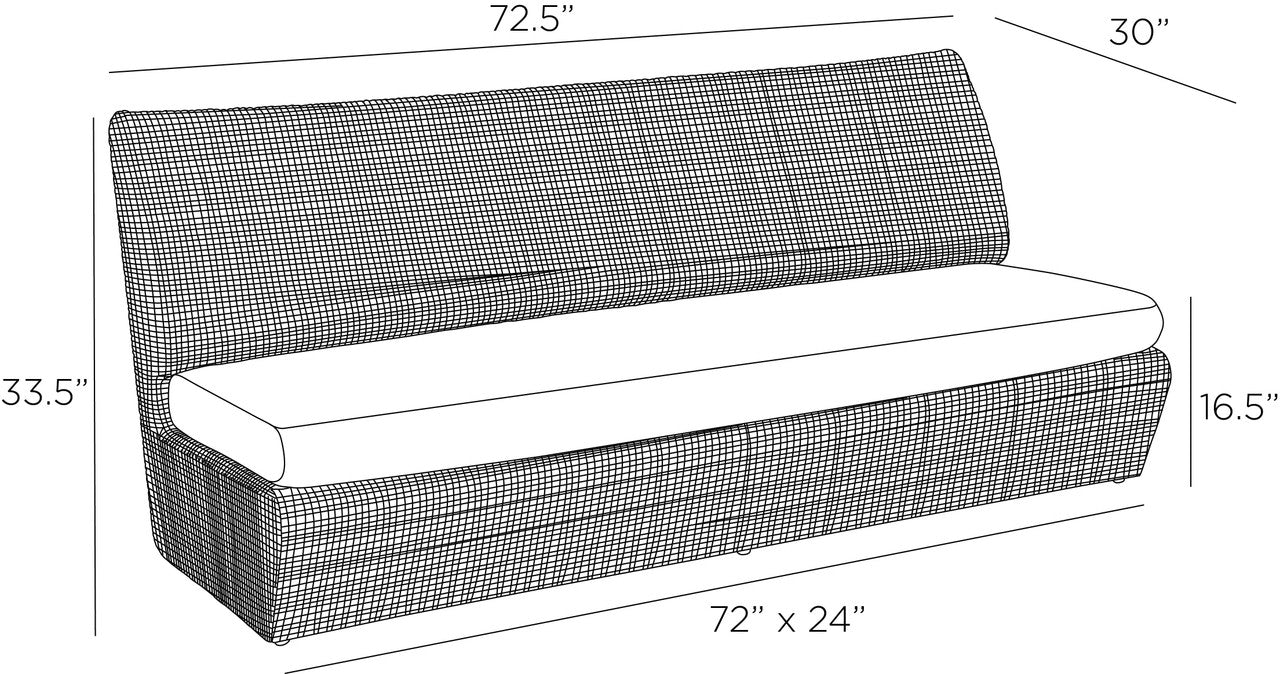 Arteriors Home Dupont Outdoor Sofa FFS02