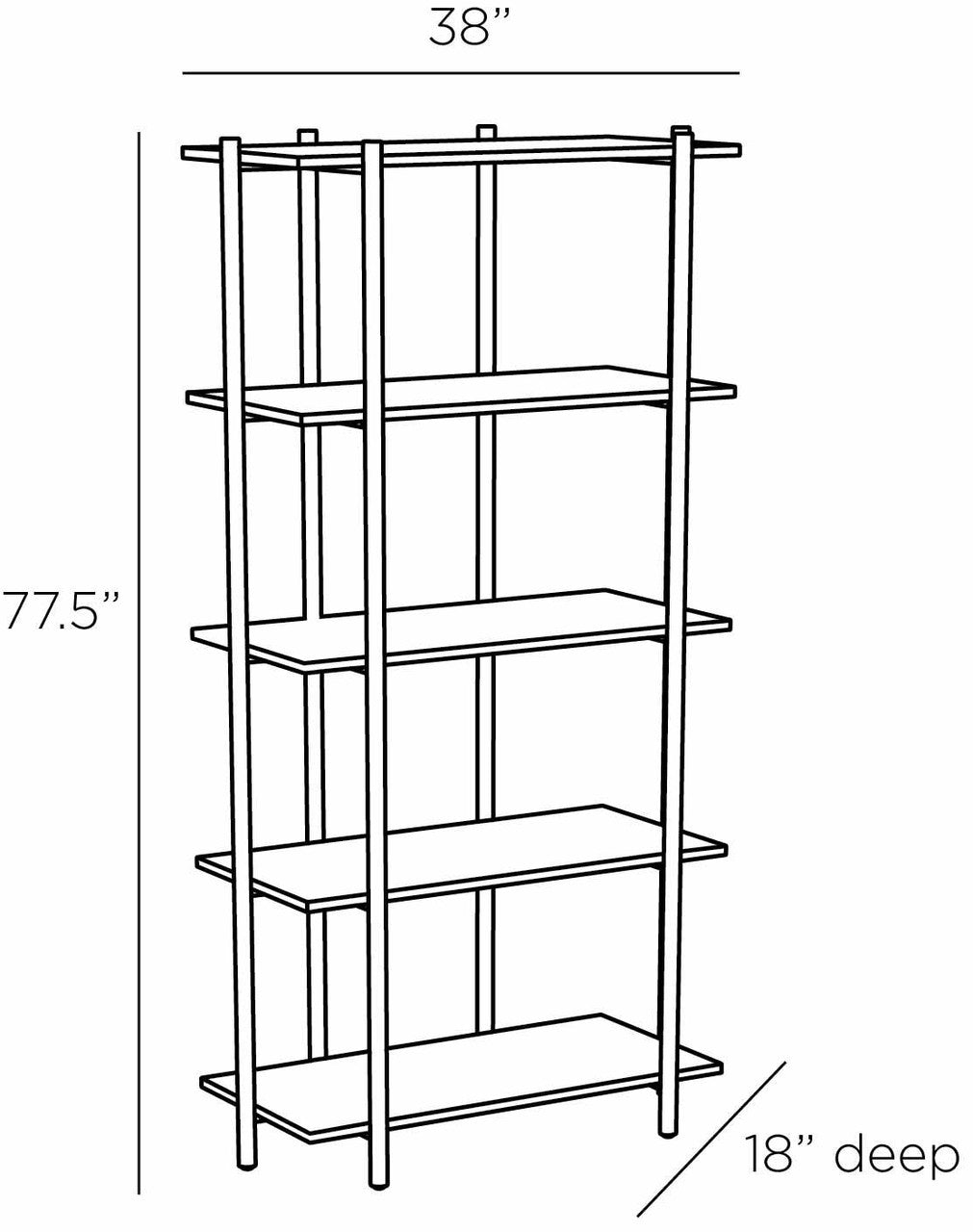 Arteriors Home Andor Etagere FGI03