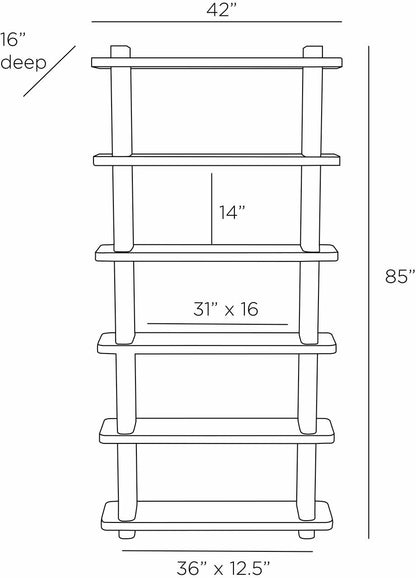 Arteriors Home Triton Bookshelf FGS02