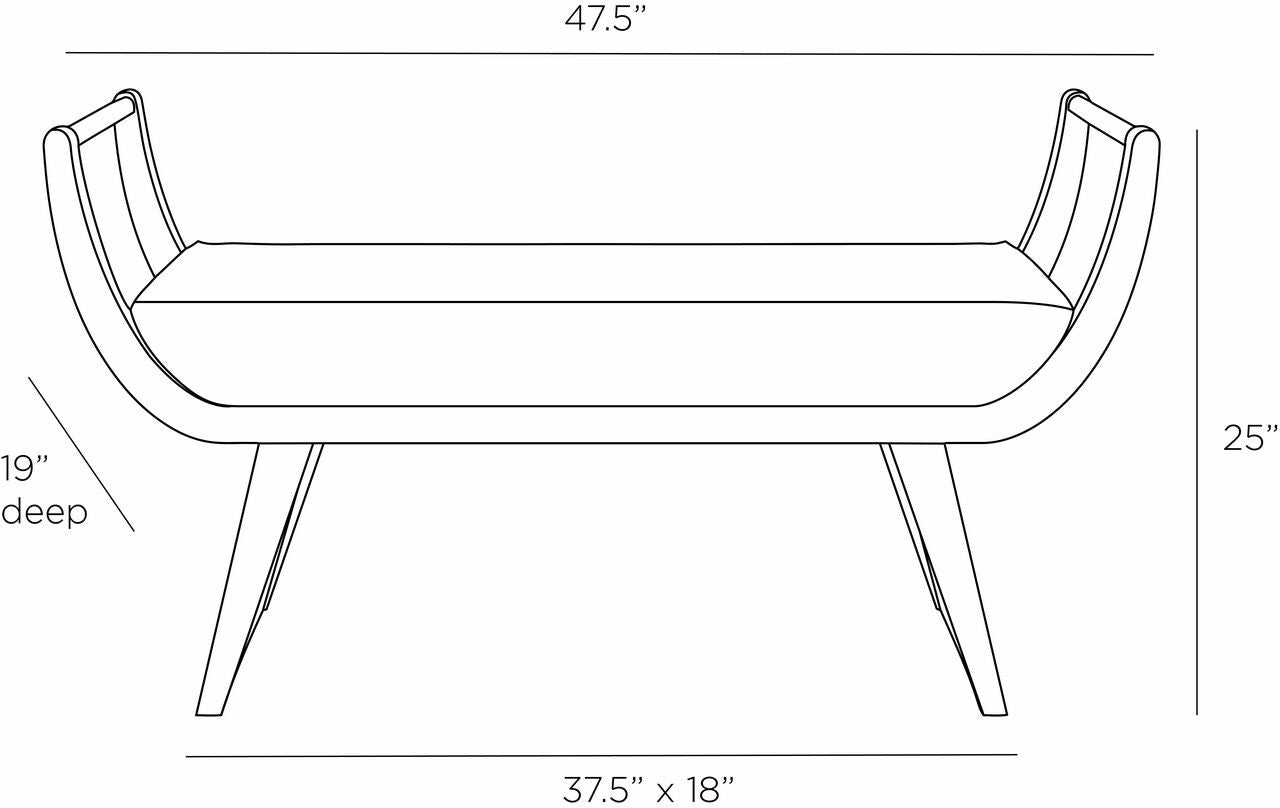 Arteriors Home Winston Bench FHI04