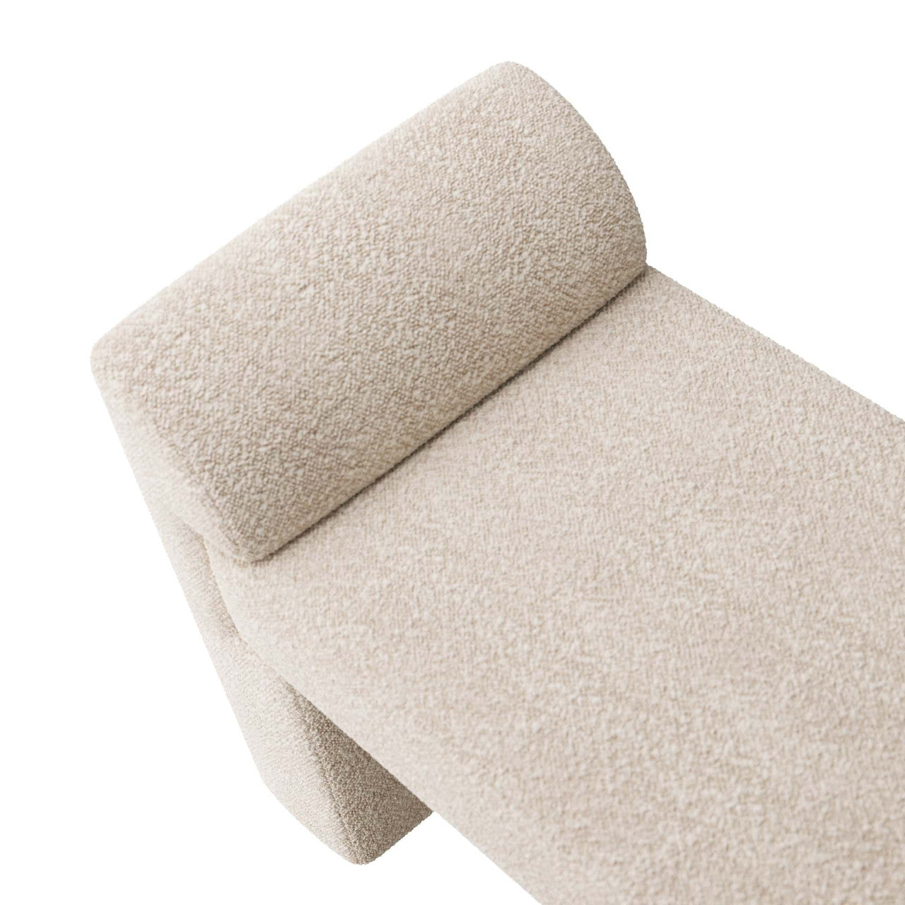 Arteriors Home Windemere Bench Cream Sherpa FHU01