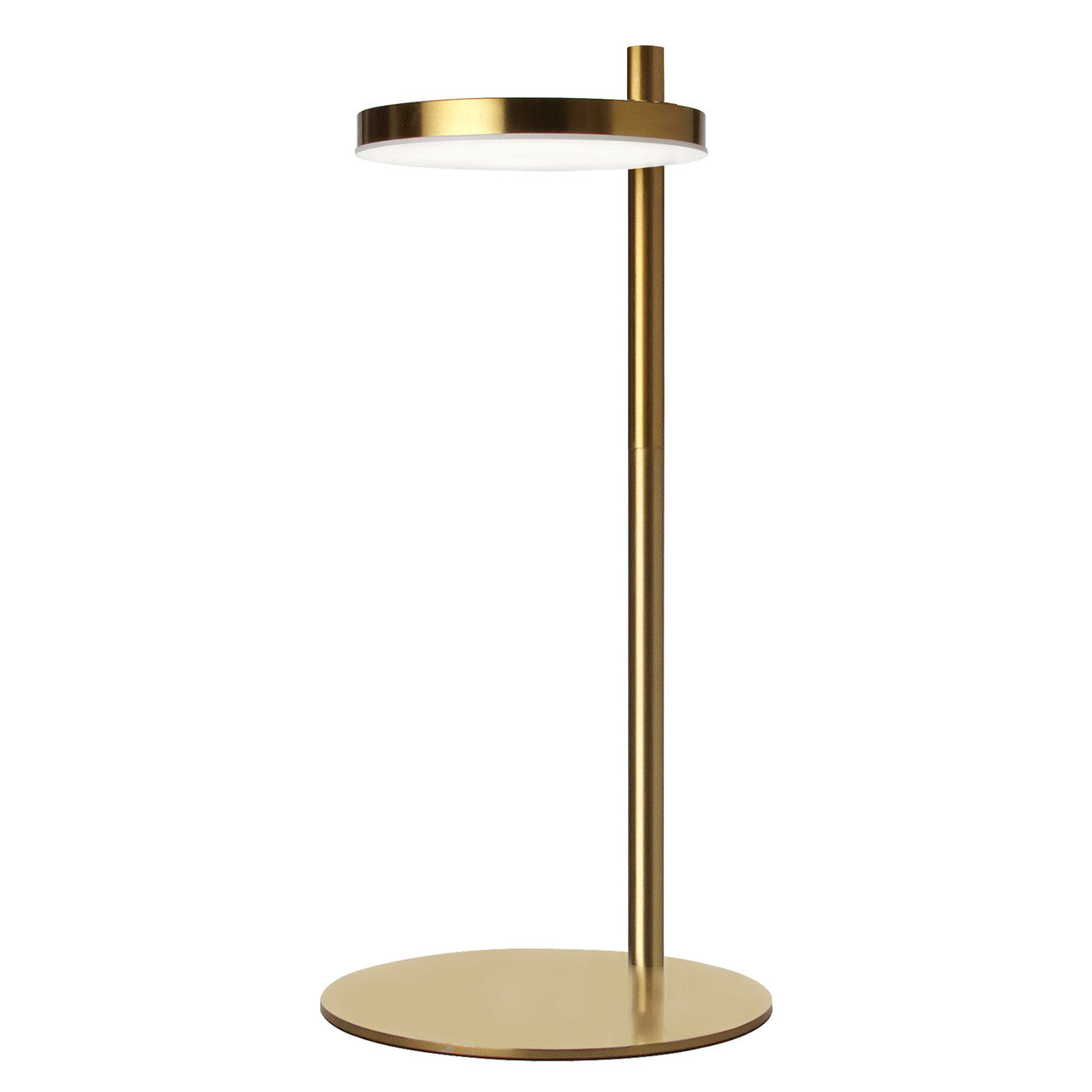 Dainolite 1 Light LED Fia Table Lamp Aged Brass FIA-1512LEDT-AGB