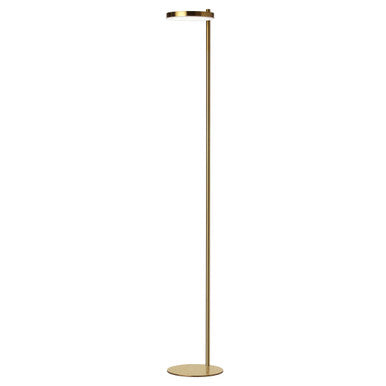 Dainolite 1 Light LED Fia Floor Lamp Aged Brass FIA-6030LEDF-AGB