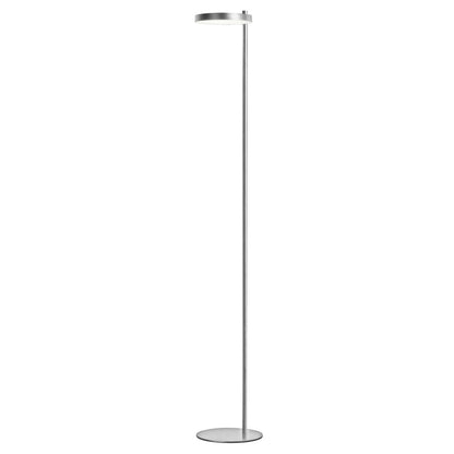 Dainolite 1 Light LED Fia Floor Lamp Satin Chrome FIA-6030LEDF-SC