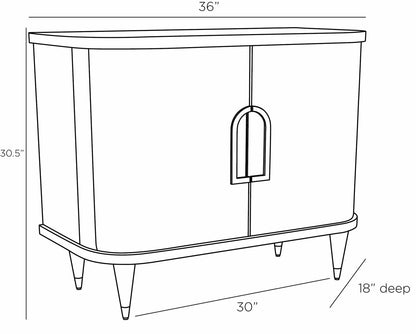 Arteriors Home Algiers Side Cabinet FIS04