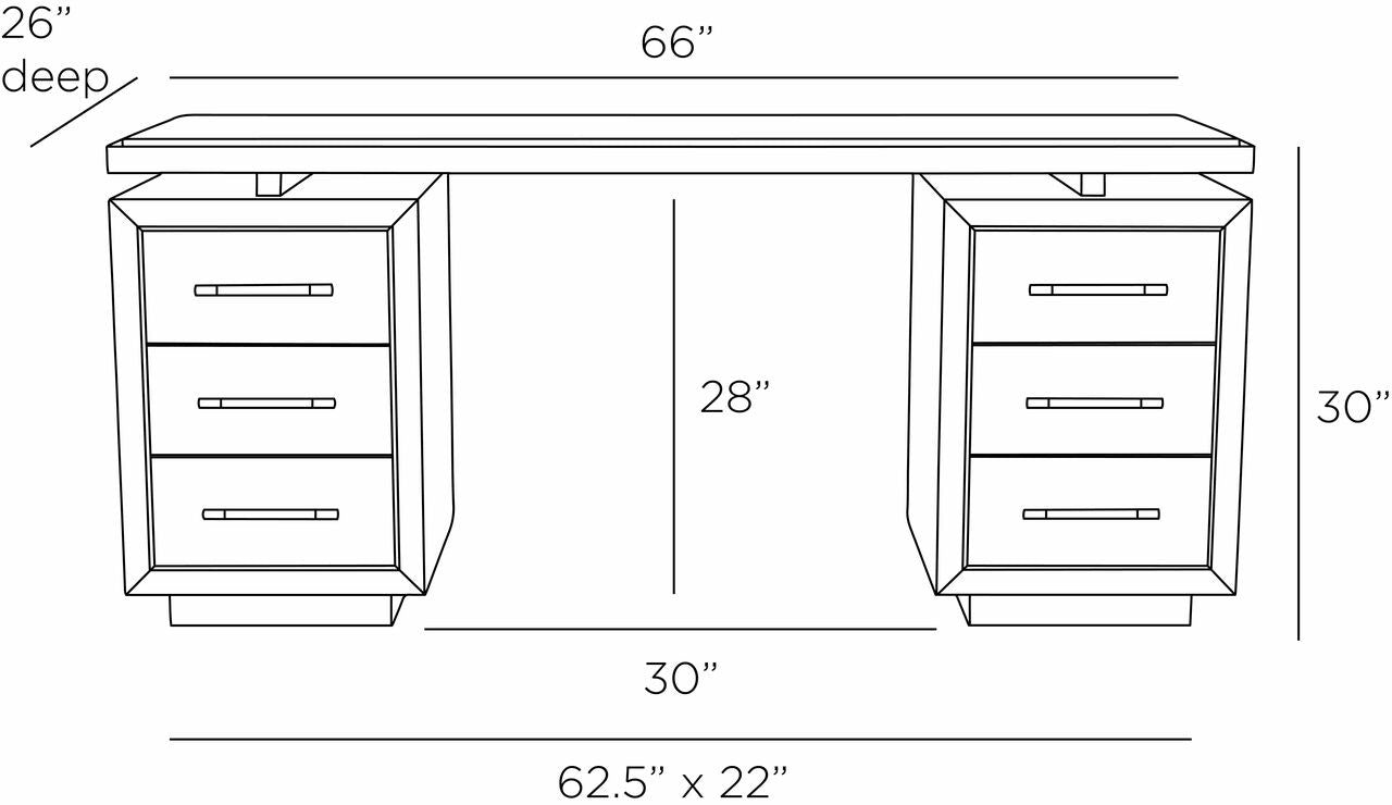 Arteriors Home Wixom Desk FKI03