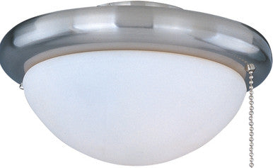 Maxim 1-Light Ceiling Fan Light Kit in Satin Nickel FKT206SN