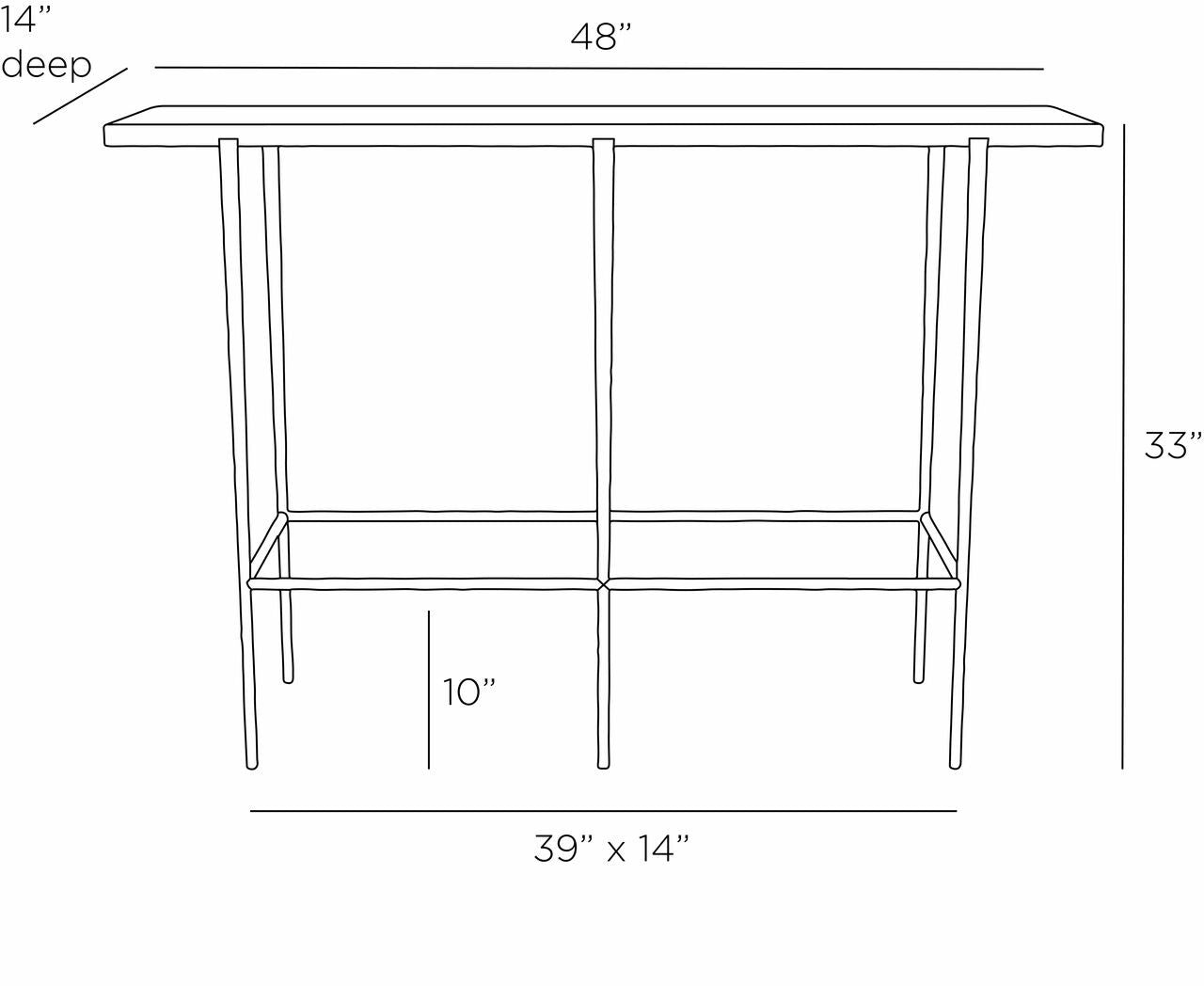 Arteriors Home Barbana Console FLI02