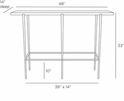 Arteriors Home Barbana Console FLI02