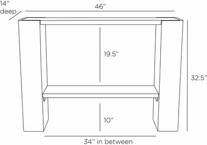 Arteriors Home Torelli Console FLI05