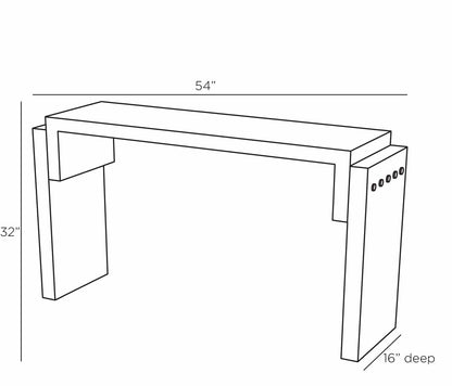 Arteriors Home Bernardo Console FLI08