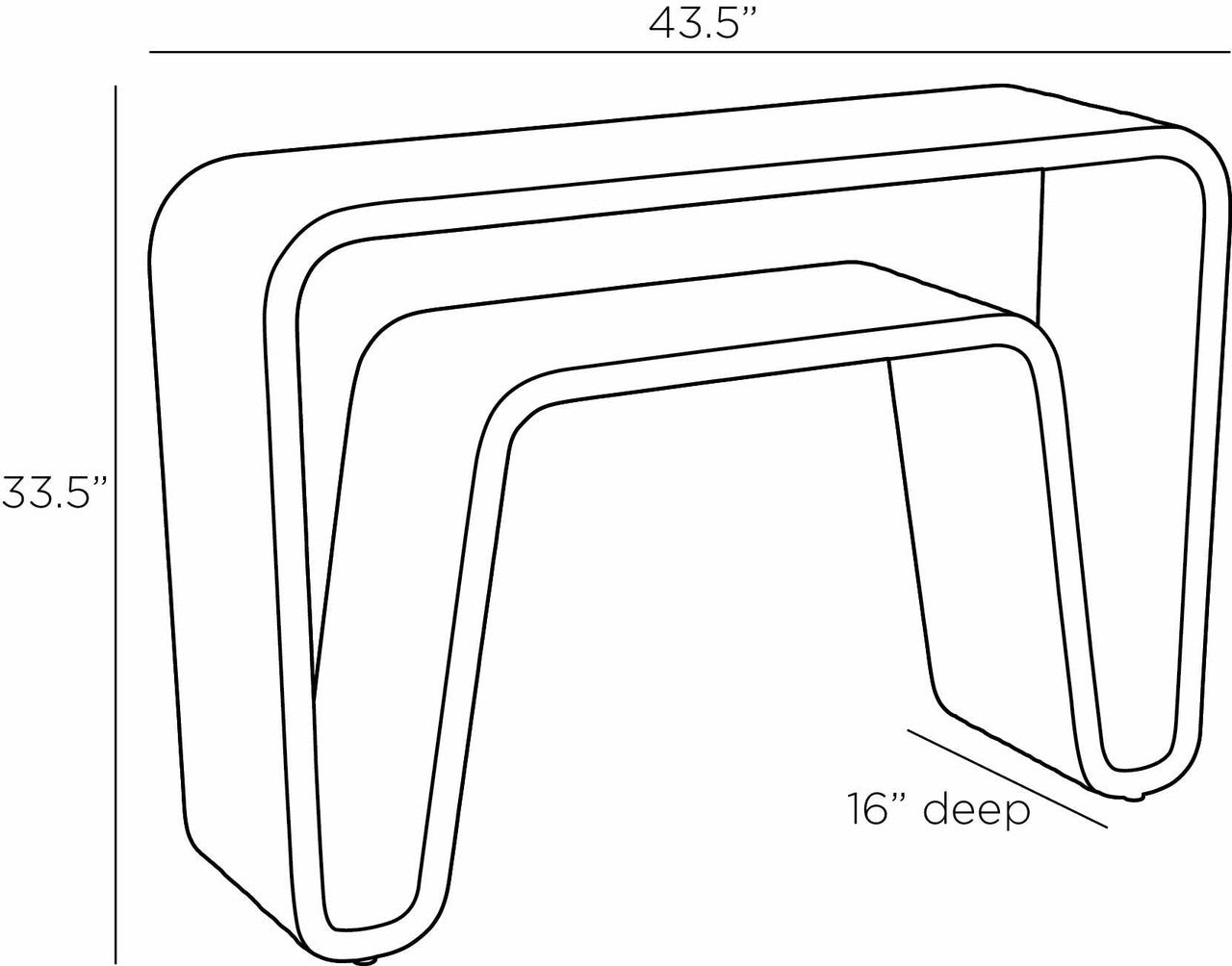 Arteriors Home Beltran Console FLS08