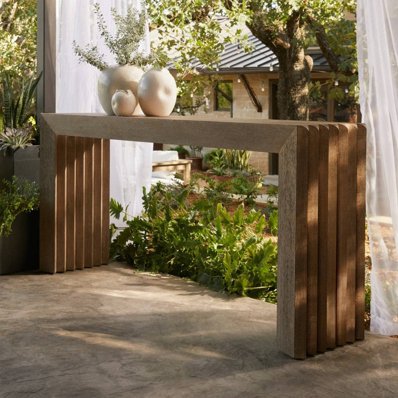 Arteriors Home Delano Outdoor Console FLS10