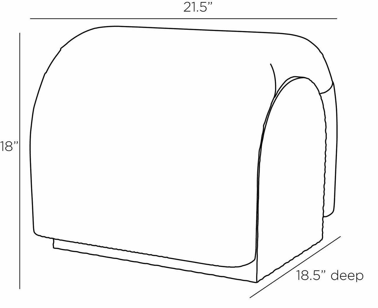 Arteriors Home Bucek Stool FOI09