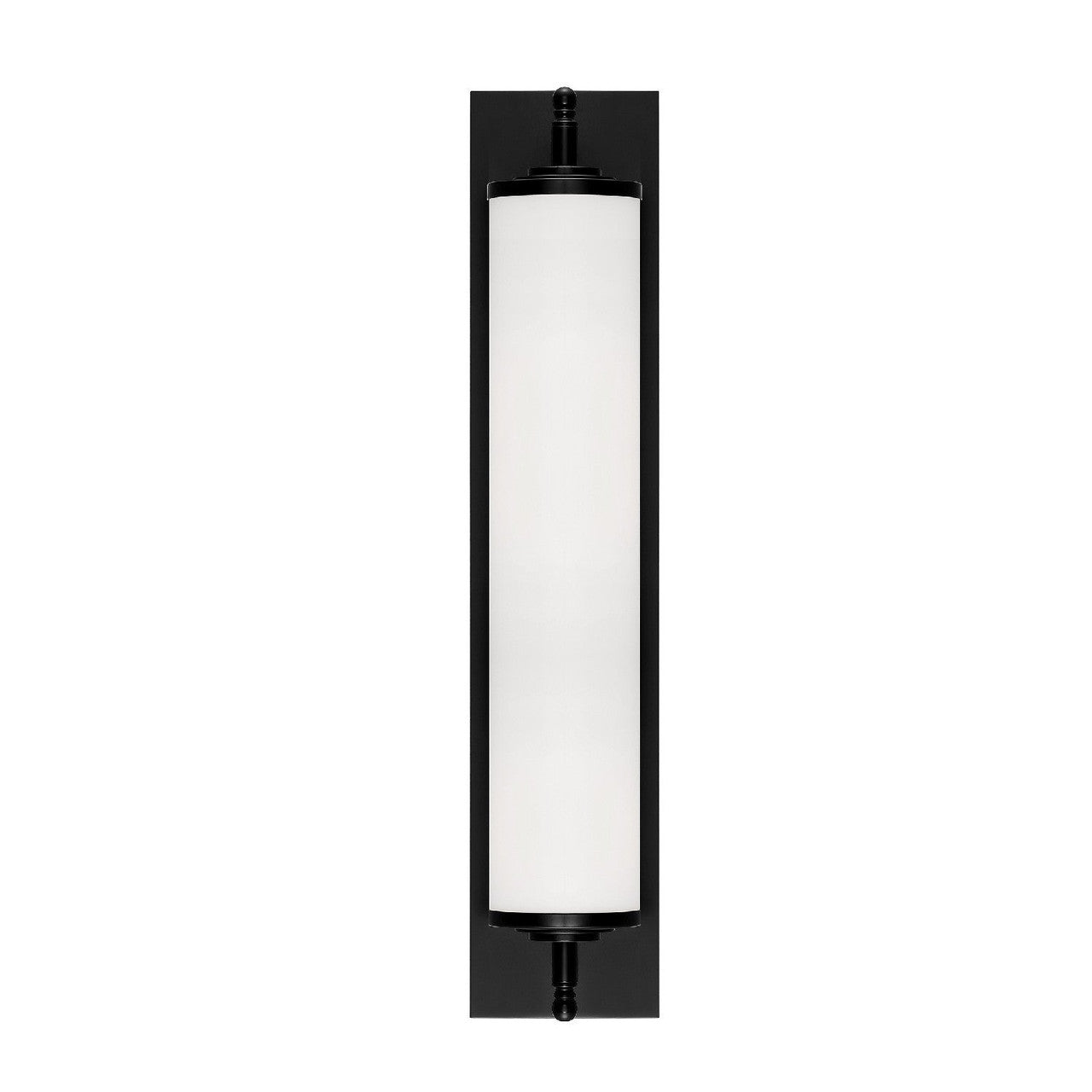 Crystorama Foster 1 Light Matte Black Bathroom Vanity FOS-A8051-MK