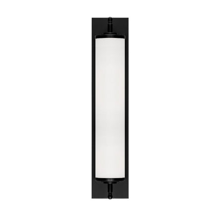 Crystorama Foster 1 Light Matte Black Bathroom Vanity FOS-A8051-MK