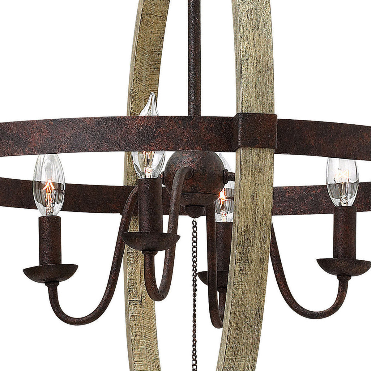 Fredrick Ramond Lighting Middlefield Medium Orb Iron Rust FR40564IRR