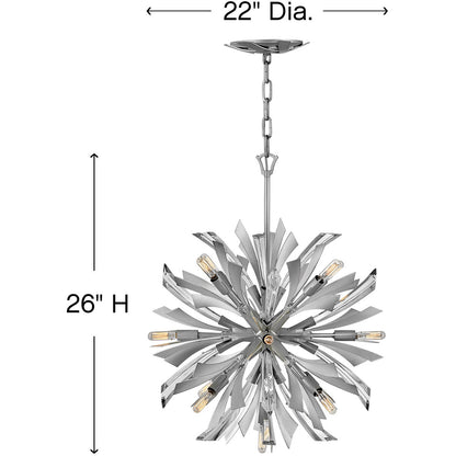 Fredrick Ramond Lighting Vida Medium Orb Glacial FR40904GG