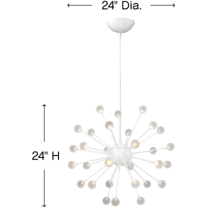 Fredrick Ramond Lighting Impulse Large Orb Cloud FR44413CLD